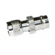 Adaptador conector Mini UHF Macho a BNC Hembra.